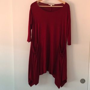 Wine Red Dress from the brand Miami